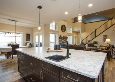 Redcliff Pancoast Custom Home Kitchen by Mulder Builders