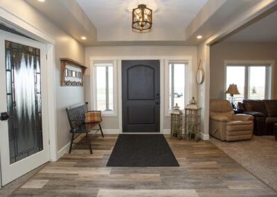Redcliff Pancoast Custom Home Entry Way by Mulder Builders